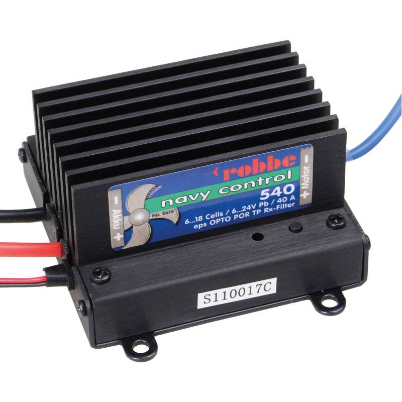 Variateur Robbe NAVY Control 540 R 40A 6V-24V - Robbe 8616