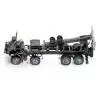 Complete set Tamiya 47528 Volvo FH16 750 Globetrotter 8x4 Heavy-Duty Tow Truck painted in TS-17 Gloss Aluminium