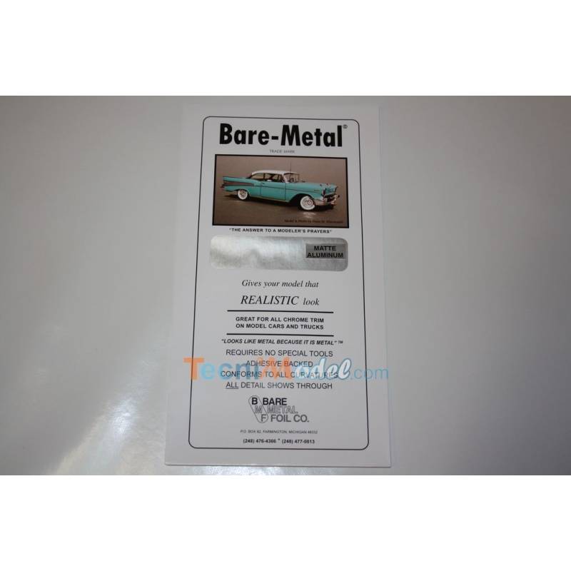 1 Sheet Bare Metal Matte Aluminium