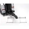 Complete set Tamiya 47528 Volvo FH16 750 Globetrotter 8x4 Heavy-Duty Tow Truck painted in TS-17 Gloss Aluminium
