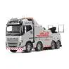 Complete set Tamiya 47528 Volvo FH16 750 Globetrotter 8x4 Heavy-Duty Tow Truck painted in TS-17 Gloss Aluminium