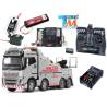 Pack complet Camion Tamiya 47528 Volvo FH16 750 Globetrotter Dépanneuse PL 8x4 peinte en Aluminium Brillant TS-17