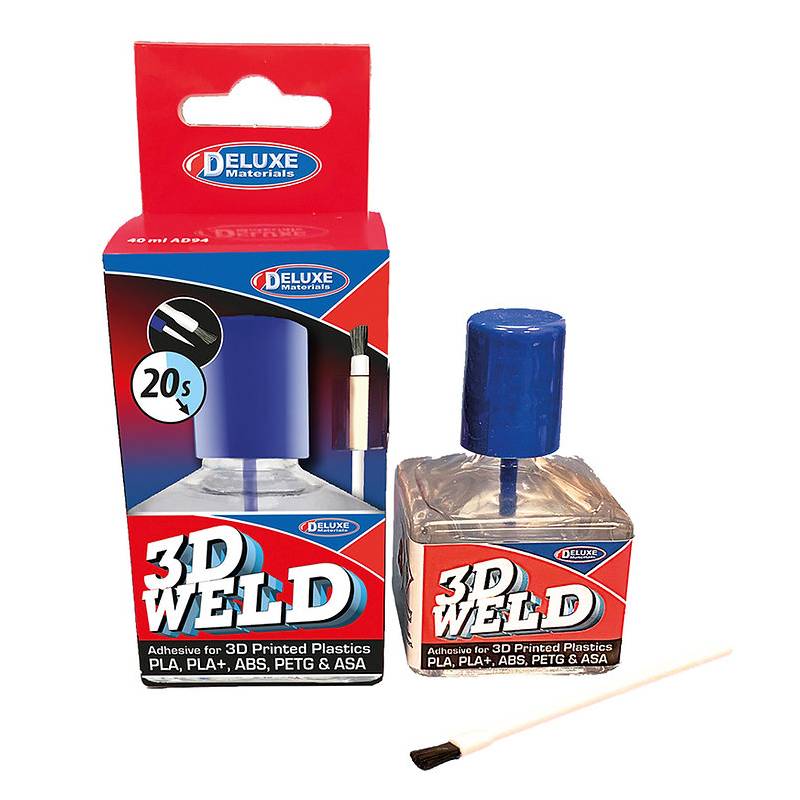 "3D Weld" Adhesive for 3D printed filament 40ml - Deluxe Materials AD94