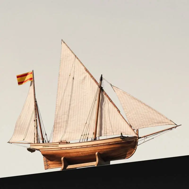 Maquette de la Felouque San Juan, échelle 1/70 - Vue latérale - OCCRE 12001 - TecniModel
