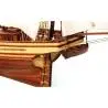 San Juan Felucca Model Ship Kit, 1/70 scale - Rear left view - OCCRE 12001 - TecniModel