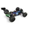 1/10 Green Pirate Shooter 4x4 RC Buggy - 3/4 Rear View without Body - T2M T4931GR - TecniModel