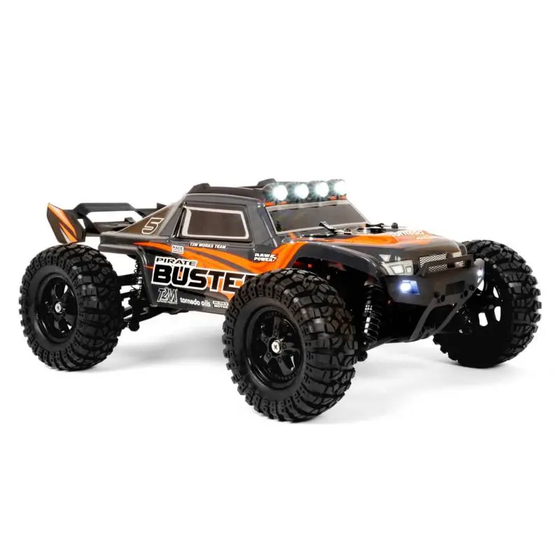 Pirate Buster 1/10 - Buggy 4x4 RTR avec LED - Vue 3/4 avant droite - T2M T4965OR - TecniModel