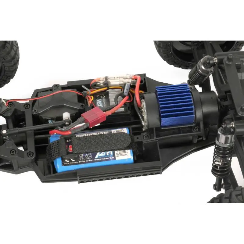 Pirate Buster 1/10 - Buggy 4x4 RTR avec LED - Vue intérieure - T2M T4965OR - TecniModel