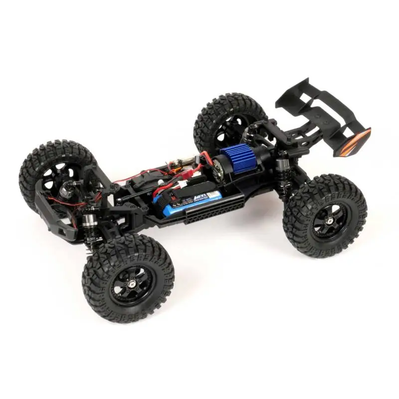 Pirate Buster 1/10 - 4x4 RTR Buggy with LEDs - View without body - T2M T4965OR - TecniModel