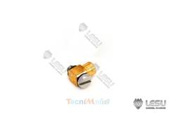 Raccord hydraulique coudé M3 à braser pour tube Ø3mm - LESU Y-1534-C