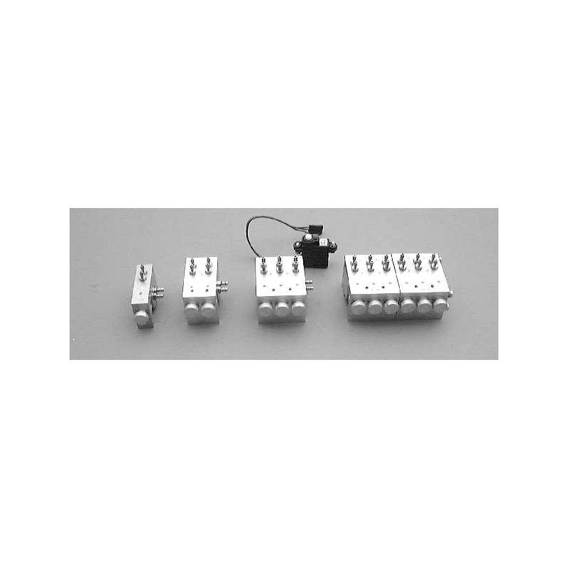 Distributeur hydraulique Leimbach 5 voies standard pour servo Hitec - Leimbach H505H