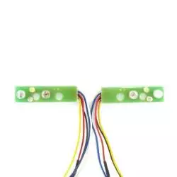 2 Platines de leds pour feux arrière MAN TGX Tamiya 7,2v - S-Hobby 37455