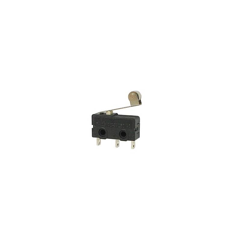Micro-switch 5A à levier de commande à galet - Farnell 355-3988