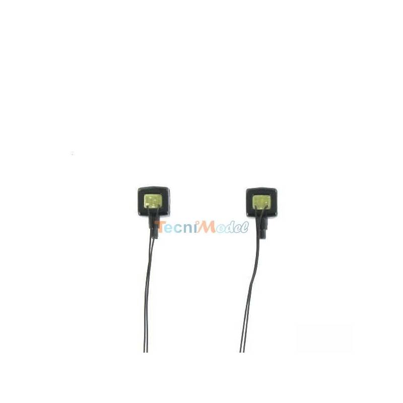 2 Square work lights 7.2V - 12V