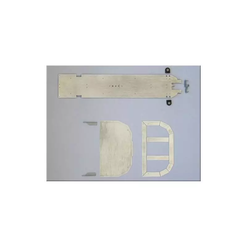 Ensemble de benne complet SandMaster SAND370TAM pour camion Tamiya 3 essieux - Servonaut SAND370TAM
