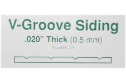 Plate thickness 1mm groove:0,33mm/1.3mm ref: 4050 Evergreen Plastic card Evergreen