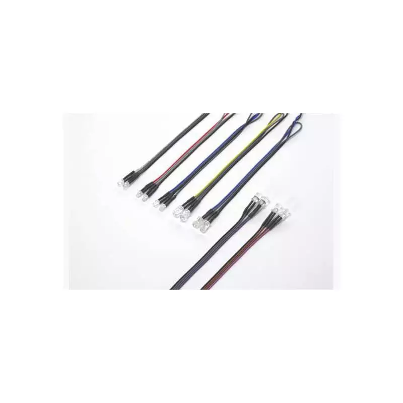 2 Rainbow LEDs 3mm for TLU-01 and TLU-02