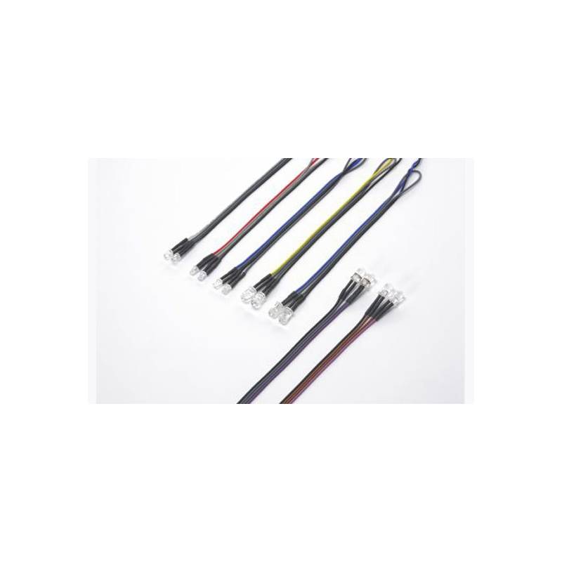 2 Leds Arc en ciel aléatoire 3mm pour TLU-01 et TLU-02