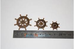Barre à roue en bois brun Ø30mm