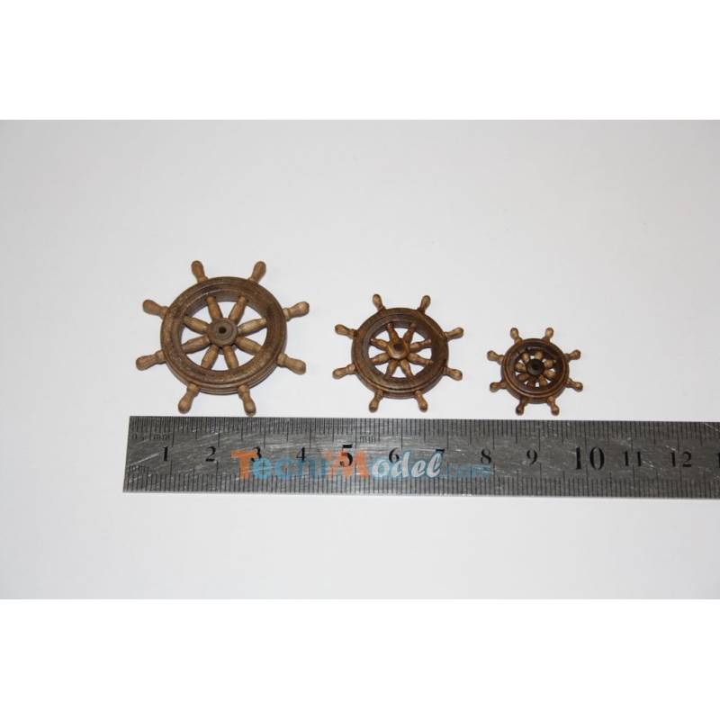Barre à roue en bois brun Ø30mm