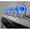 2 Platines d'éclairage avec leds "Angel Eyes" Bleu/Blanc pour projecteurs de rampe de phares - Carson 500907554