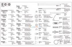Sachet E pour Actros Tamiya