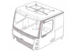 Pièce de cabine Actros Tamiya 56335