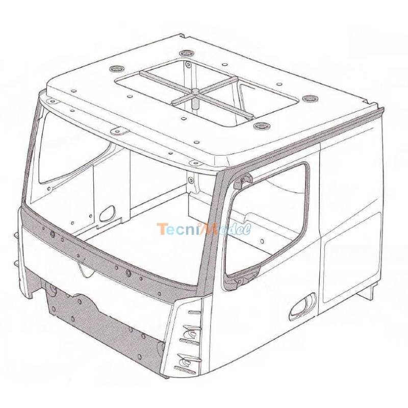 Pièce de cabine Actros Tamiya 56335