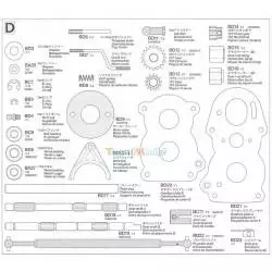 Sachet D de pièces métal pour Actros et Scania Tamiya
Tamiya 9402555