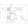Moto-reducteur 280 1024:1 arbre de 4mm