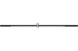 Lame Super Cut pour bois, coupe régulière (No.5: 17 dents sur 25mm), 12 pièces