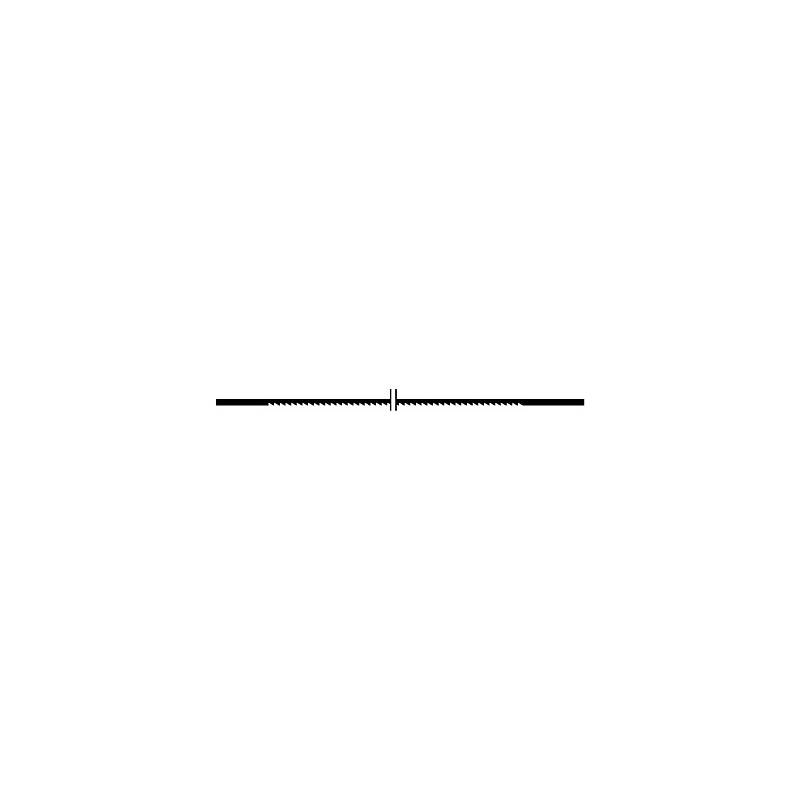 Lame Super Cut pour bois, coupe régulière (No.5: 17 dents sur 25mm), 12 pièces