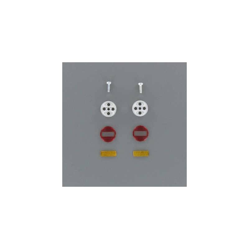 Round rear lights with 3 compartments Ref carson 500907039