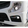 2 platines de leds pour feux avant d'Actros Tamiya (en 7.2v)