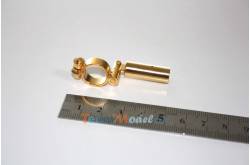Brass Ø12mm Gooseneck - Aero-Naut 502502
