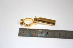 Brass Ø15mm Gooseneck - Aero-Naut 502503