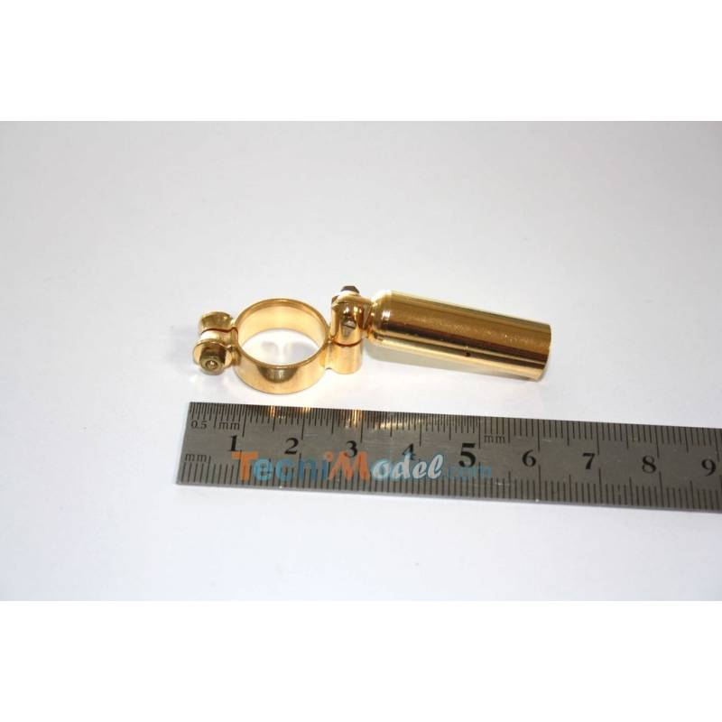 Brass Ø15mm Gooseneck - Aero-Naut 502503