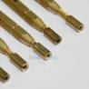 2 ridoirs laiton M2 20mm 1 embout cylindriques et 1 embout fendu