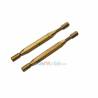 2 M2 brass turnbuckles with 20mm cylindrical ends