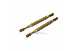 2 brass turnbuckles M2 28mm with slotted end
Aero-Naut 529828