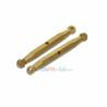 2 M2 20mm brass turnbuckles 2 ring end caps