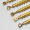 2 brass turnbuckles M2 24mm 2 ring end caps