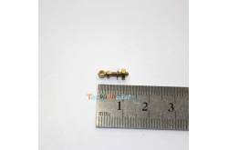 10 Brass chainplates M2 4mm