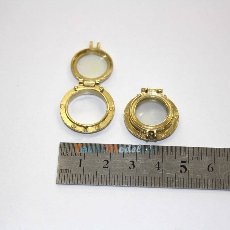 2 portholes Ø22mm