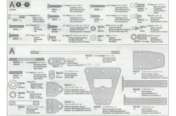 Sachet A of metal parts for R620 Scania Tamiya - Tamiya 9400895