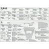 Sachet A of metal parts for R620 Scania Tamiya - Tamiya 9400895