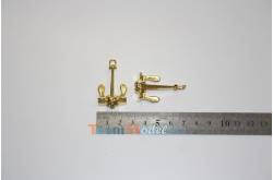 2 Metal Hall Anchors 40x24mm Aero-Naut 562103
