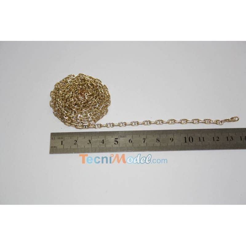 Metal Anchor Chain 6.3 x 3.7mm 1m
