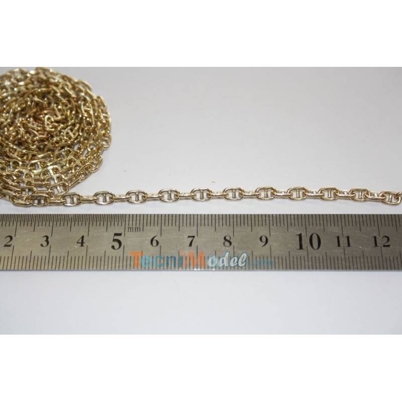 Metal Anchor Chain 6.3 x 3.7mm 1m