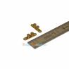 2 Doubles Bollards 17mm en laiton